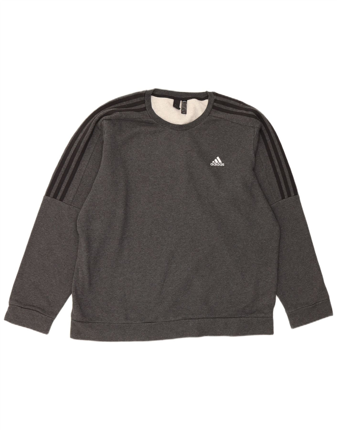 Adidas Hombre Sudadera Jumper XL Gris Algodón