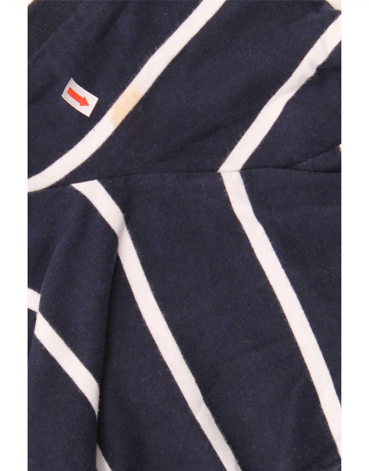 Polo Superdry para hombre de algodón a rayas en azul marino medio