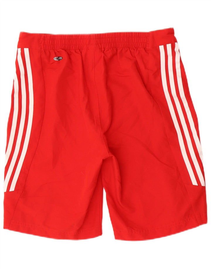 Adidas Pantalones cortos deportivos Climalite Graphic para niños 13-14 años Rojo Poliéster