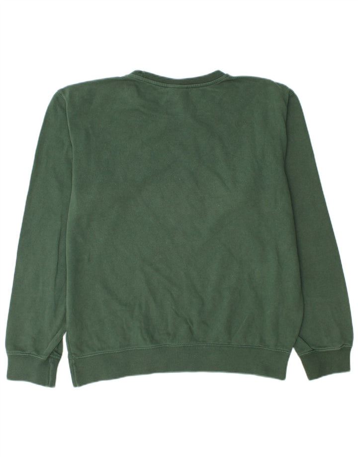 CHAMPION Sudadera Gráfica Jumper Verde Medio Hombre