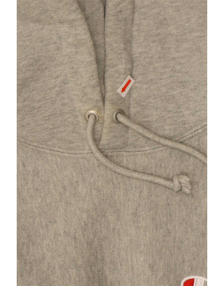 Champion Jersey Con Capucha De Tejido Inverso De Algodón Moteado Gris Medio |