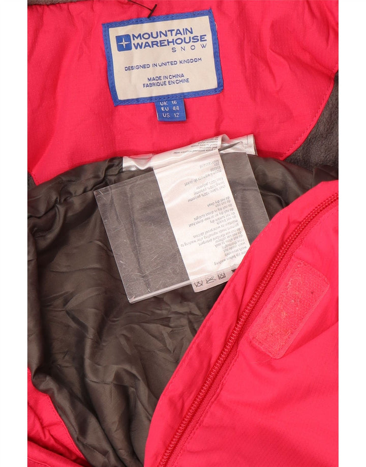 Chaqueta cortavientos con capucha para mujer Mountain Warehouse UK 46 Large Pink
