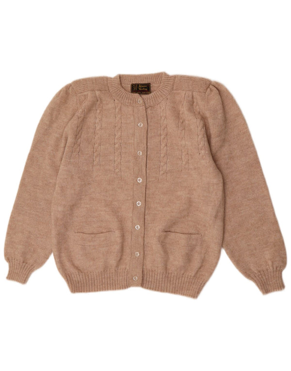 Alpaca Quitex - Cárdigan para mujer, talla 40, color beige medio