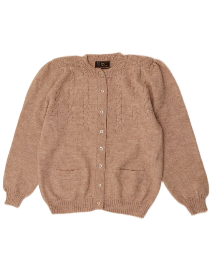 Alpaca Quitex - Cárdigan para mujer, talla 40, color beige medio