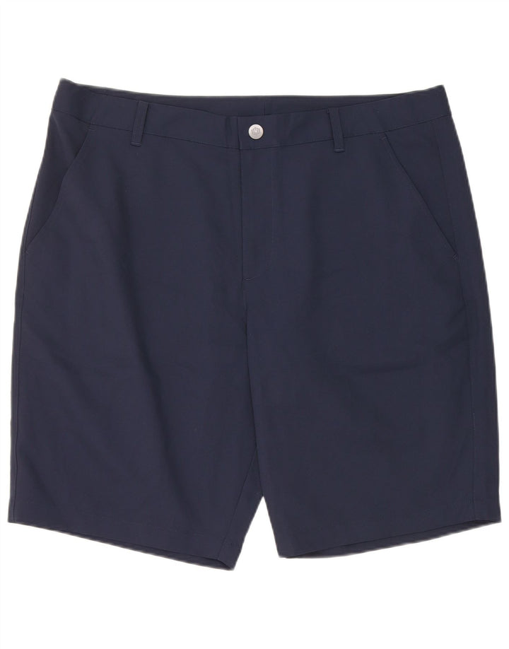 Puma Pantalones cortos chinos para hombre W36 Large Poliéster azul marino