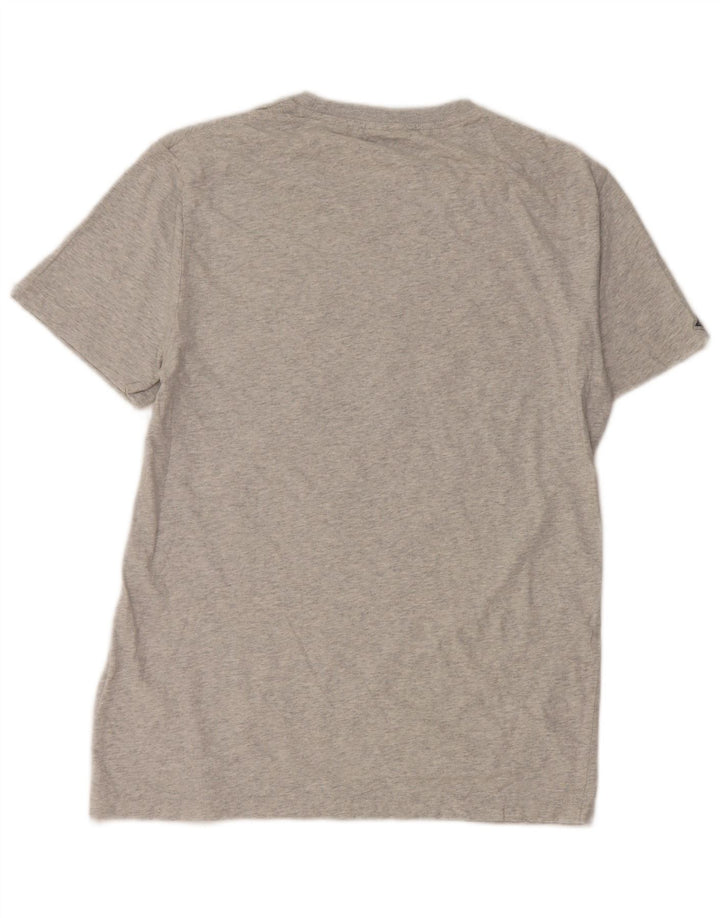 Superdry Camiseta gráfica para hombre Top grande de algodón gris