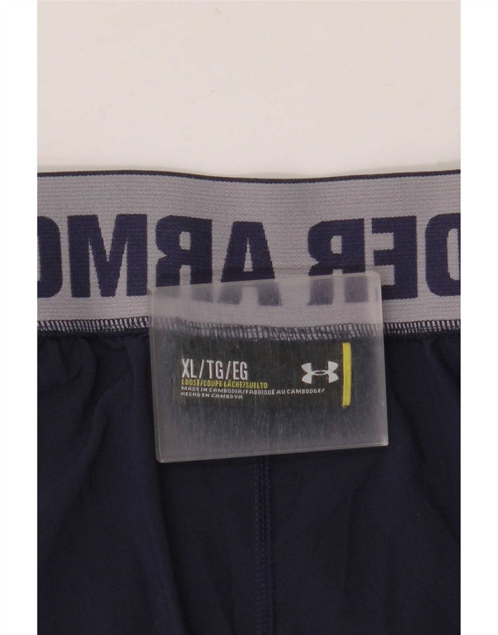 Under Armour Pantalones cortos deportivos gráficos para hombre XL Azul marino