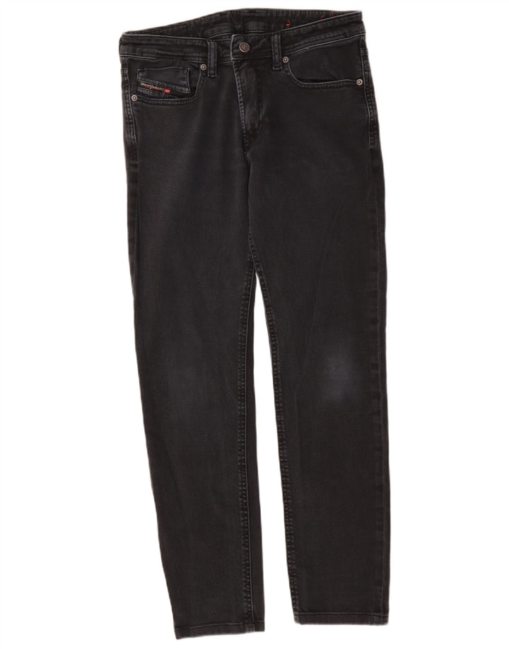 Vaqueros Slim Mujer Diesel W30 L29 Algodón Negro