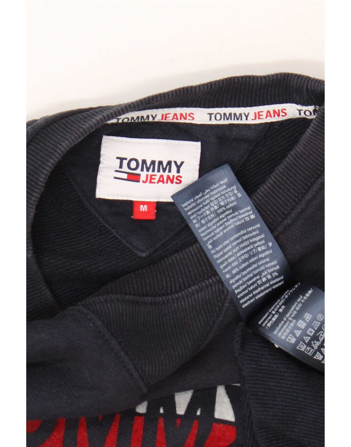 Tommy Hilfiger Hombre Sudadera Gráfica Jumper Medium Azul Marino Algodón