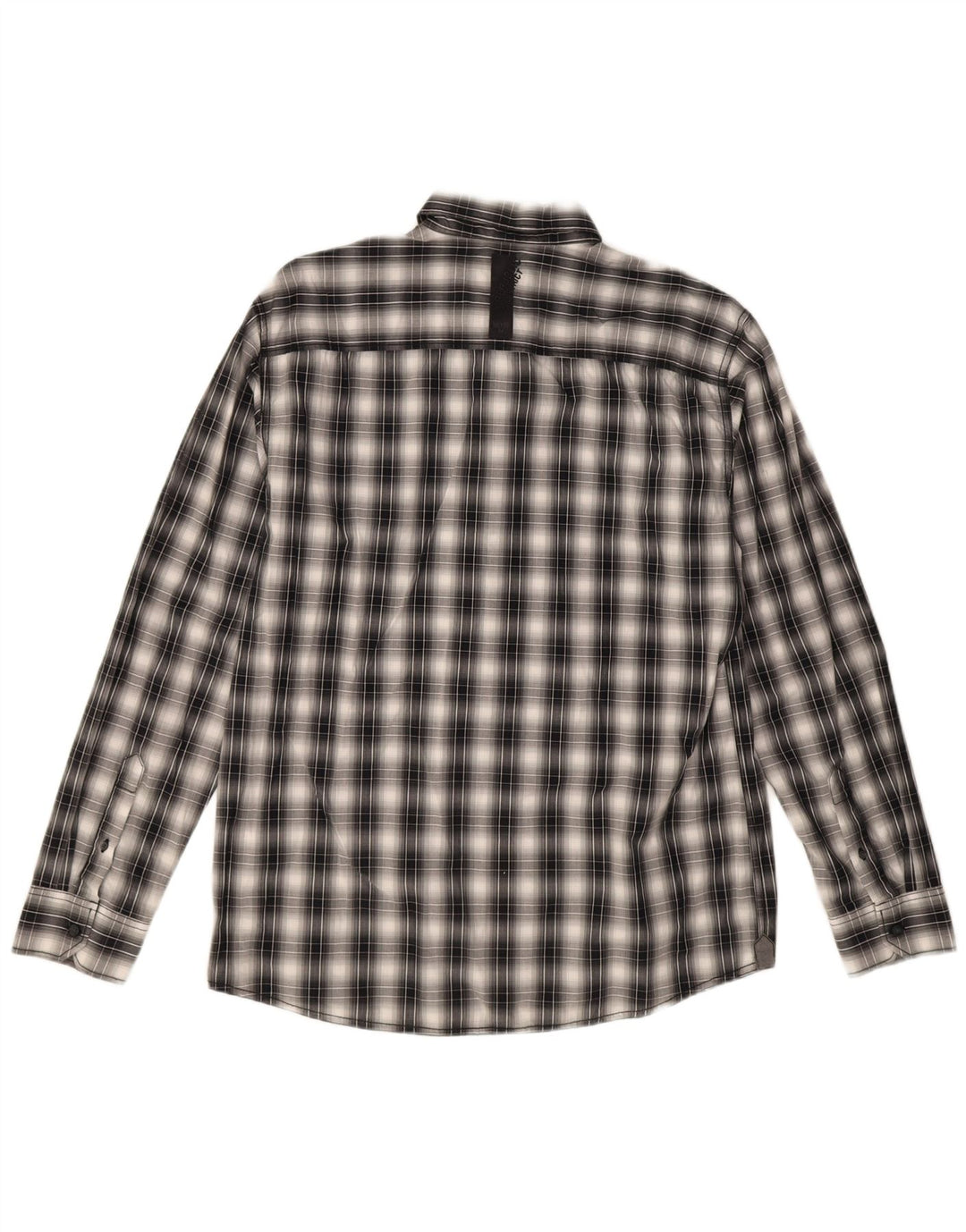 S.Oliver Camisa Regular Fit De Algodón A Cuadros Negro Grande Para Hombre