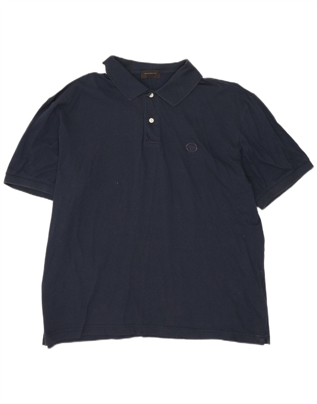 SERGIO TACCHINI Polo para hombre IT 52 Large Algodón azul marino