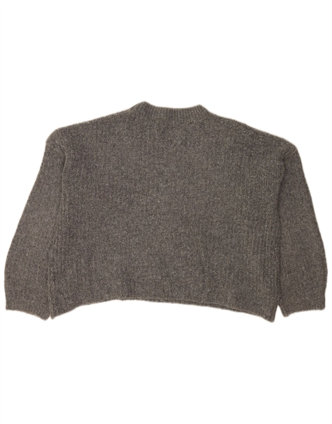 Marks & Spencer Suéter tipo jersey de cuello redondo de gran tamaño para mujer UK 46 Grande Gris
