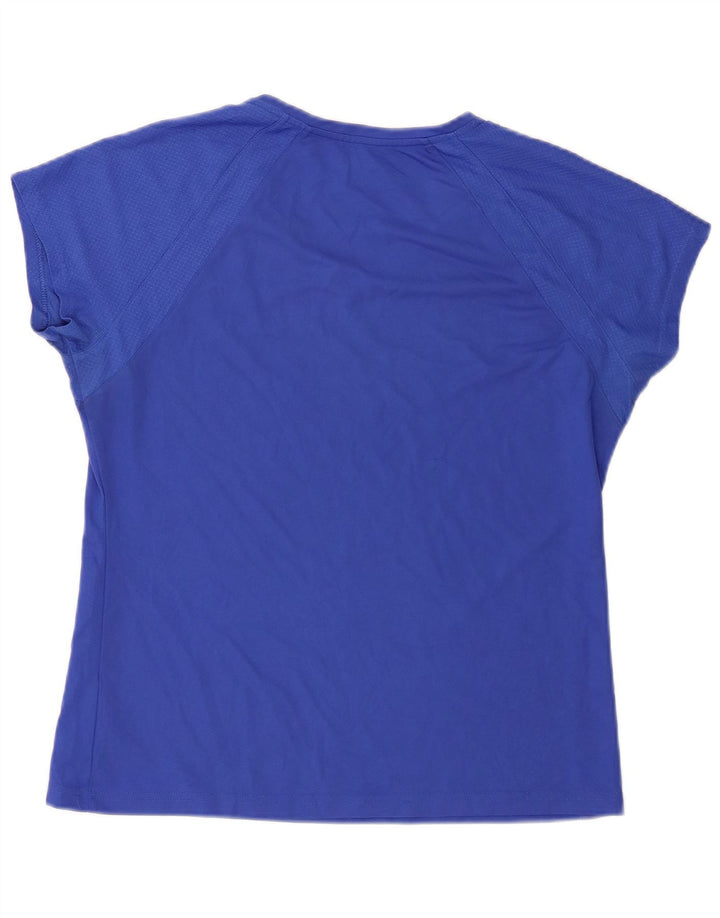 Reebok Camiseta para mujer Top UK 46 Grande Poliéster azul