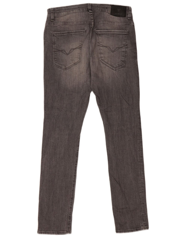 Vaqueros Guess Super Skinny Mujer W32 L32 Algodón Gris