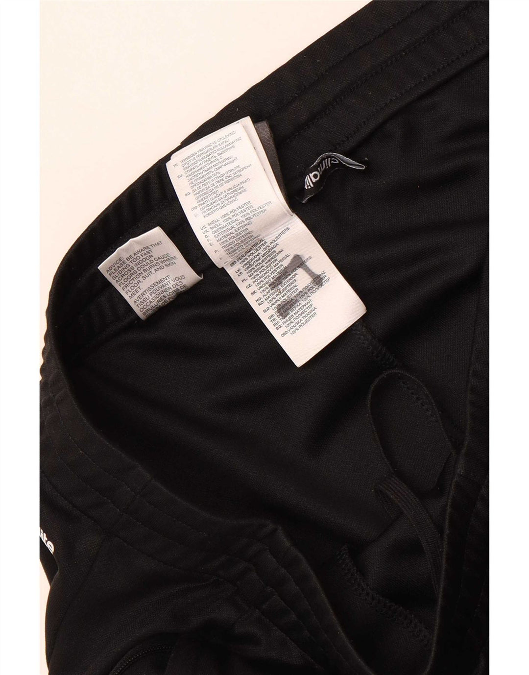 Adidas Hombre Climalite Pantalones De Chándal Mediano Negro Poliéster