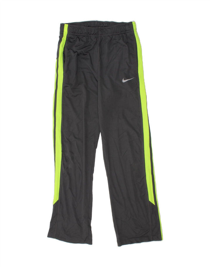NIKE Boys Dri Fit Tracksuit Trousers 12-13 Years  Grey Polyester Vintage Nike and Second-Hand Nike from Messina Hembry 