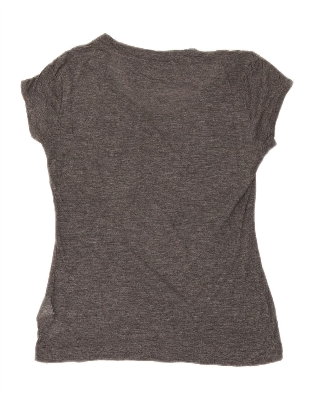 Calvin Klein Camiseta holgada para mujer UK 8 XS Rayón gris