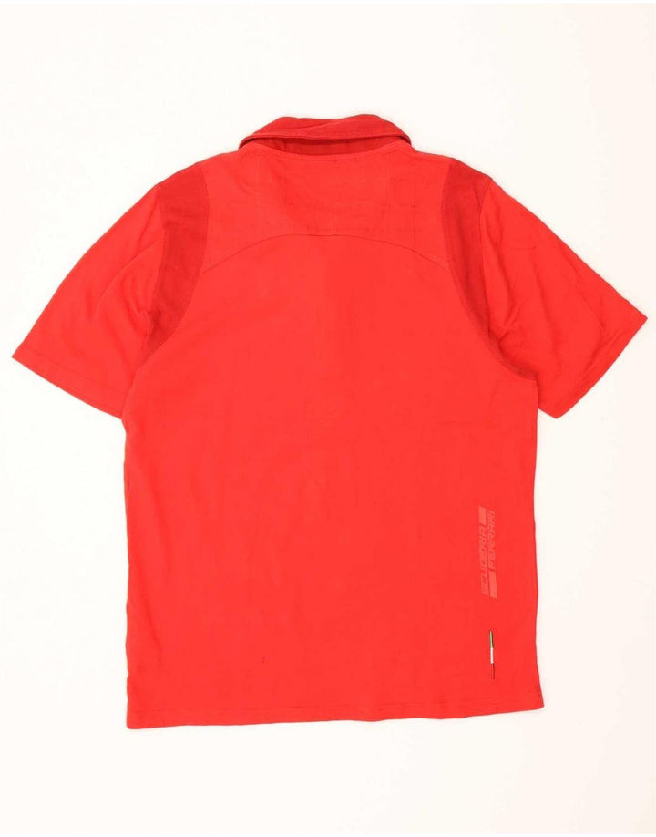Puma Polo Ferrari para hombre pequeño de algodón rojo