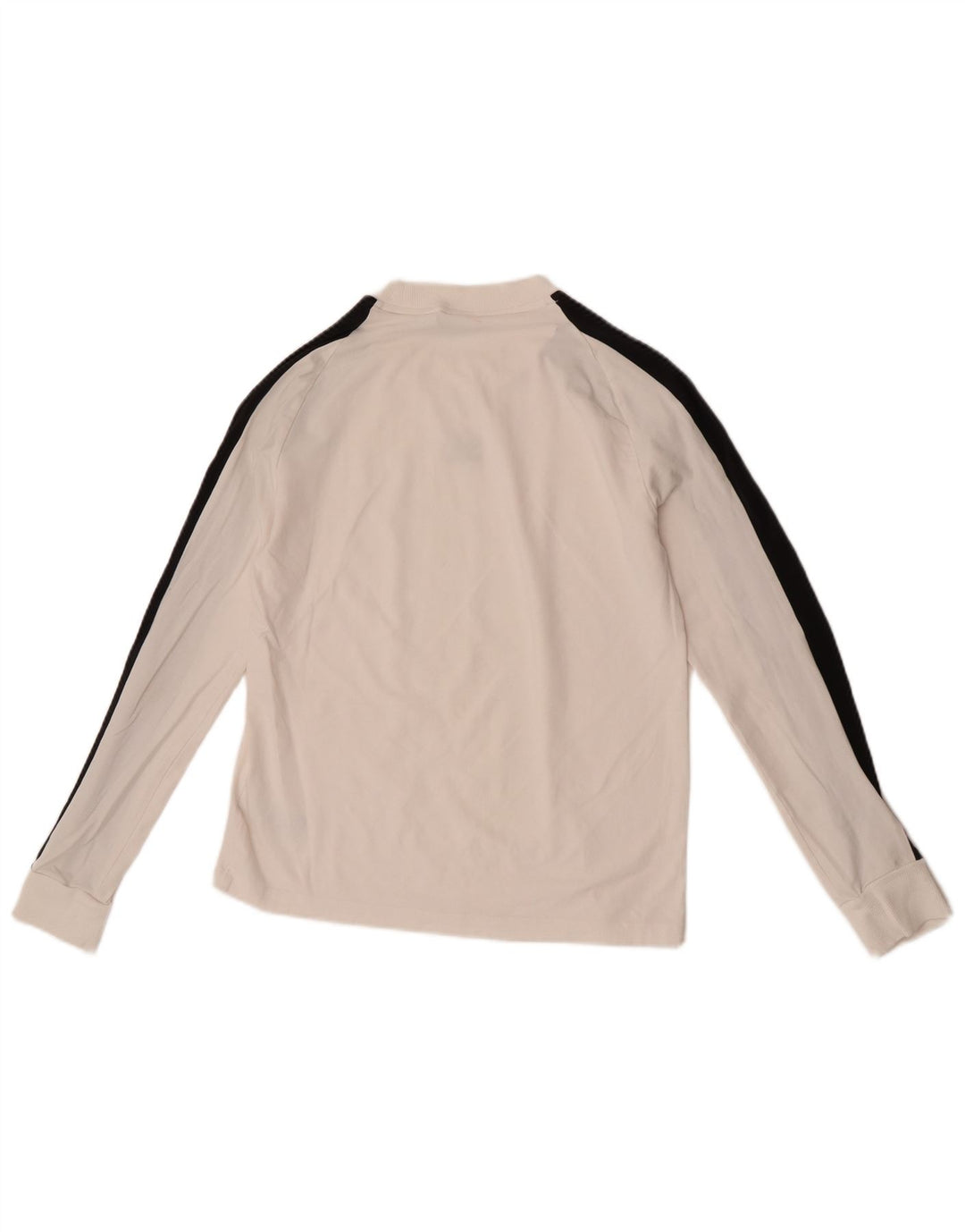 Adidas - Camiseta de manga larga para mujer, talla 40, algodón blanco mediano