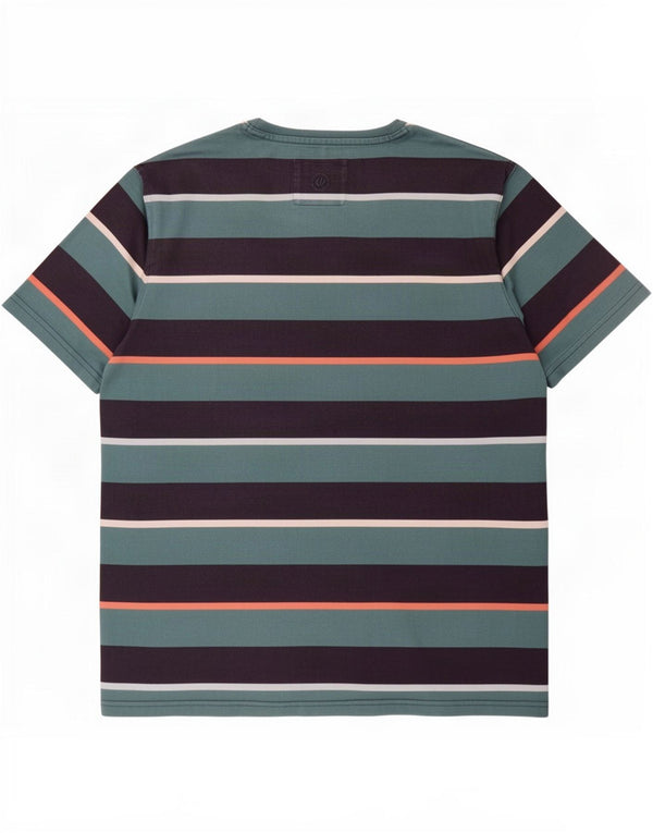 Camiseta para hombre Fat Face Top 2XL Algodón a rayas azules
