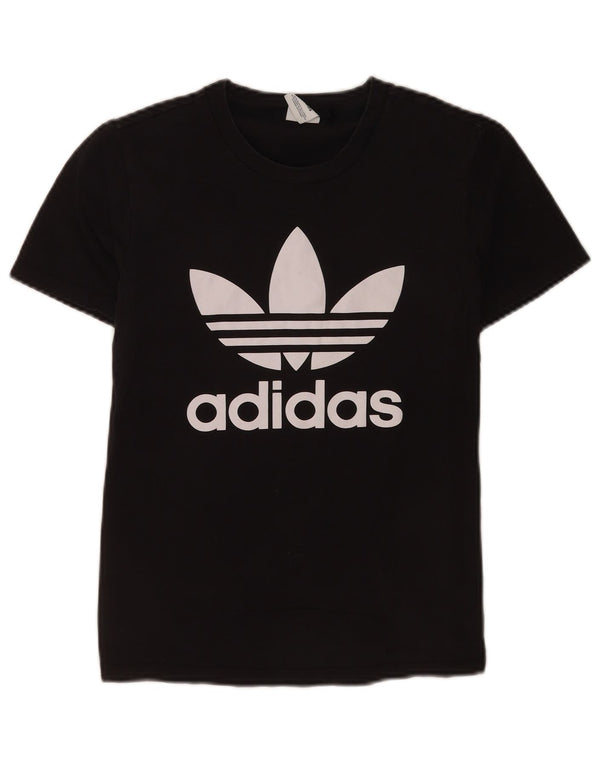 Adidas Camiseta gráfica para mujer Top UK 10 Small Black