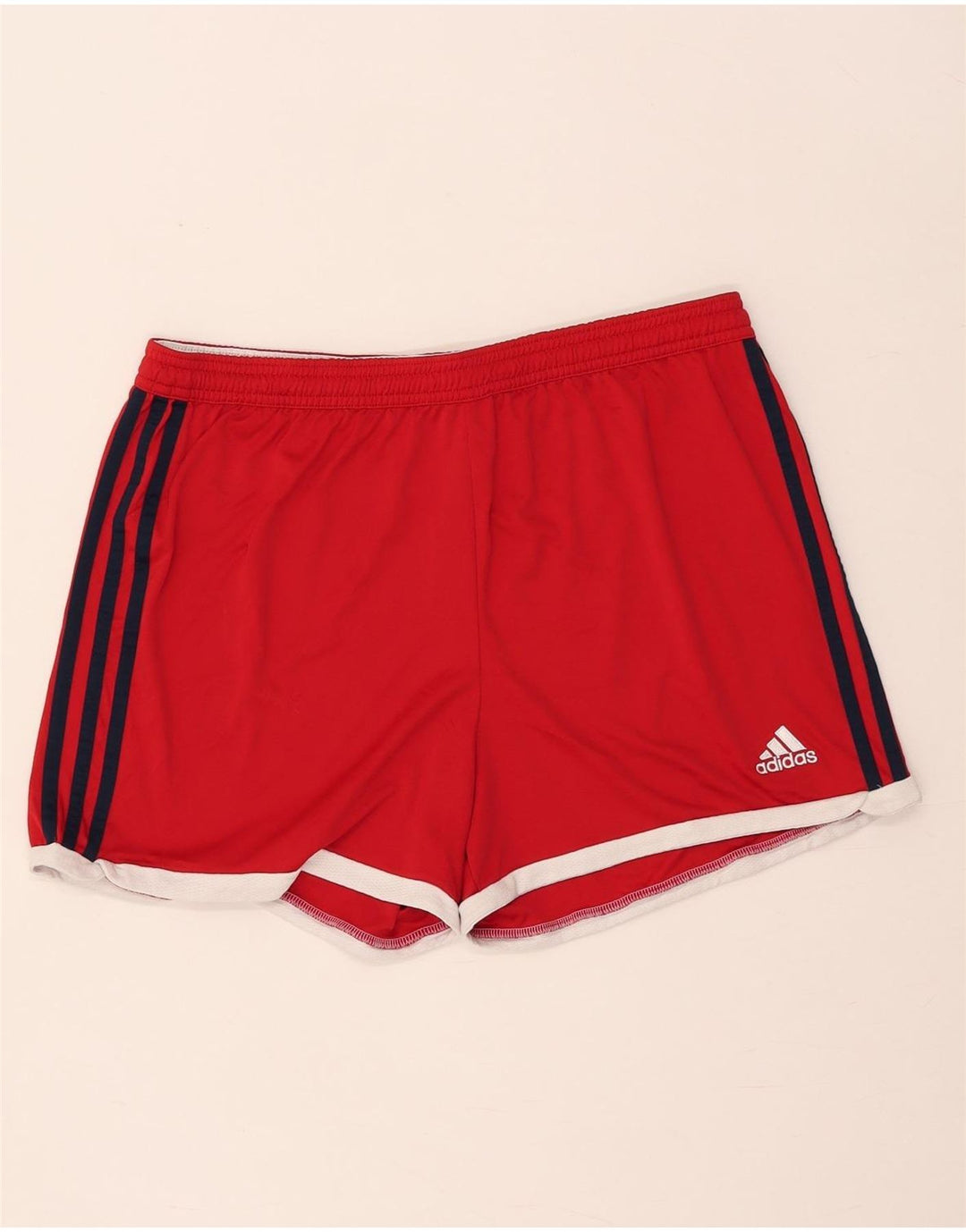 Adidas Mujer Climacool Sport Shorts UK 16/18 Grande Rojo Poliéster