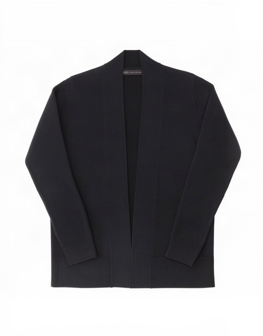 Marks & Spencer Suéter Cárdigan Abierto para Mujer UK 40 Medio Azul Marino Acrílico