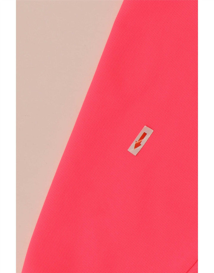 Zara Suéter con capucha y cremallera extragrande para mujer UK 14 Poliéster rosa medio