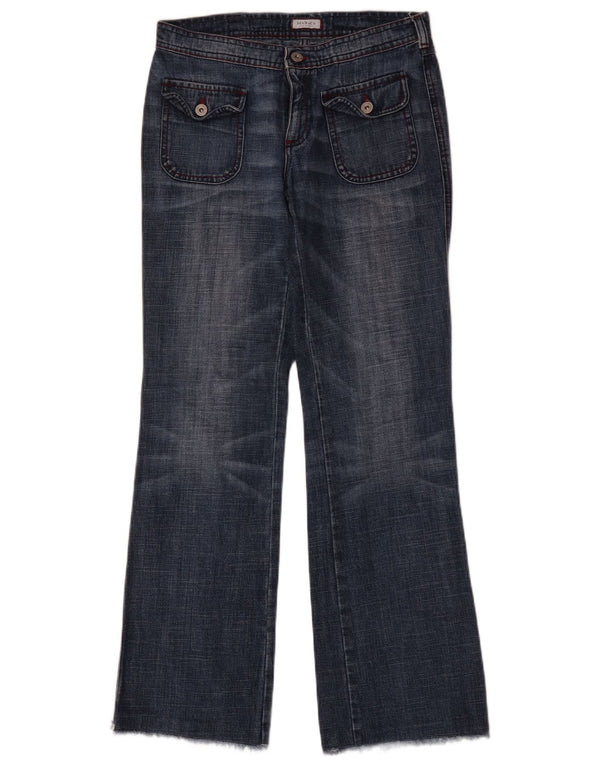 Max & Co. Jeans acampanados para mujer IT 42 Medium W30 L32 Algodón azul