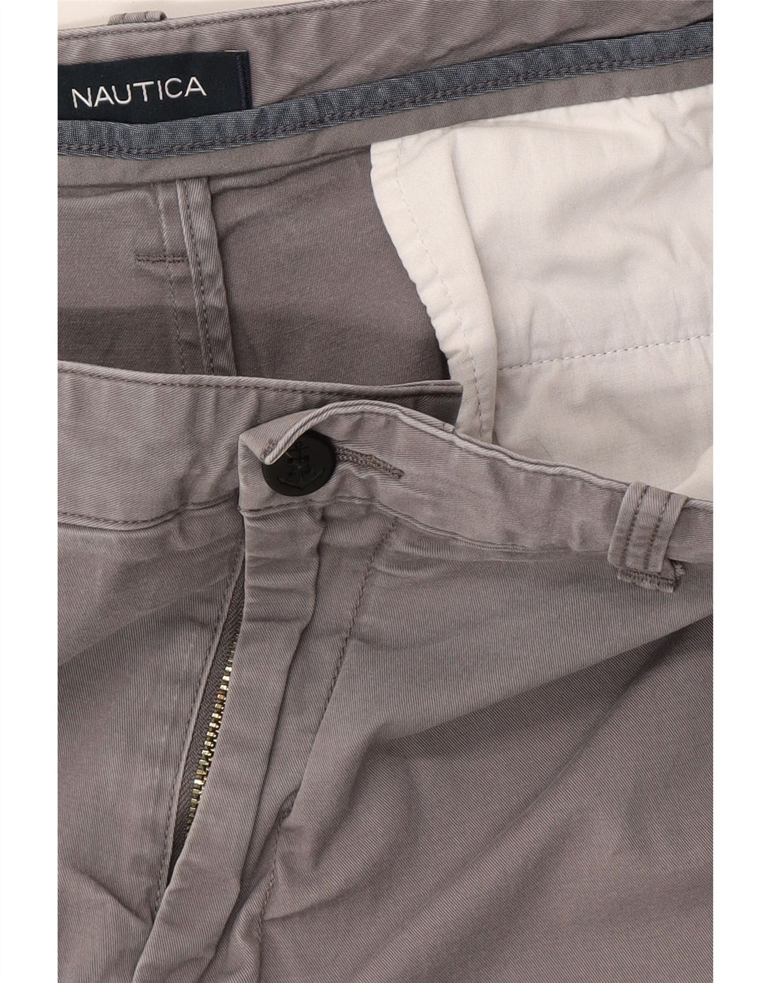 NAUTICA Mens Chino Shorts W36 Large Grey Cotton Vintage Nautica and Second-Hand Nautica from Messina Hembry 