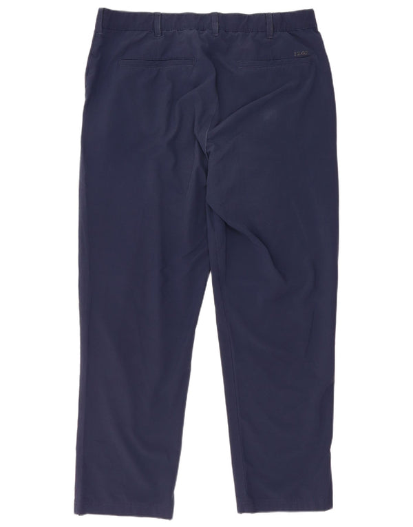 Pantalón Chino Recto Izod Hombre W40 L30 Azul Marino Poliéster