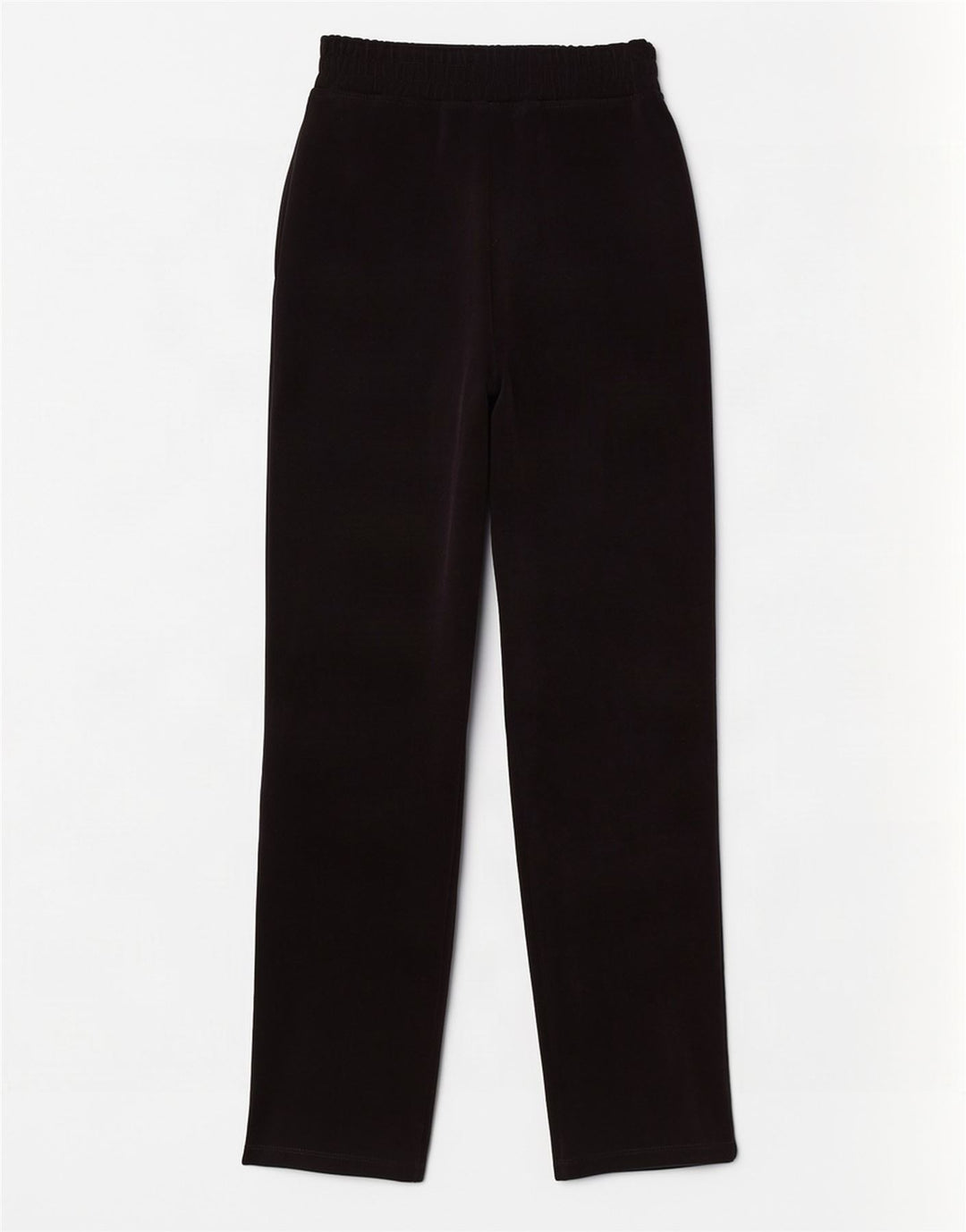 Guess Pantalones de chándal de terciopelo para mujer UK 10 Small Poliéster negro