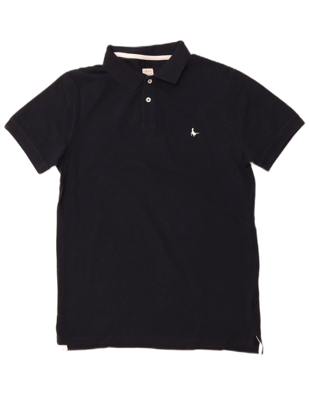 JACK WILLS Polo Hombre Algodón Azul Marino Medio