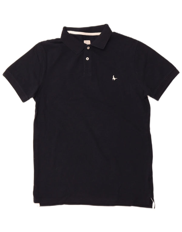 JACK WILLS Polo Hombre Algodón Azul Marino Medio