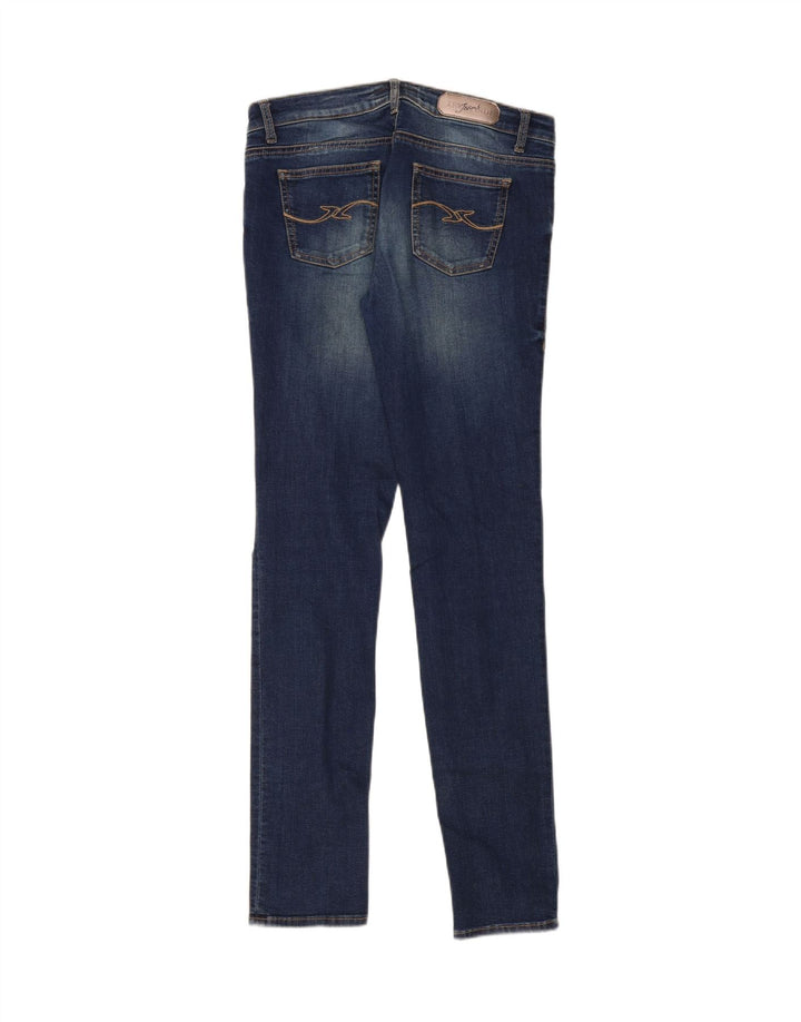 TRUSSARDI Womens Skinny Jeans W29 L31 Blue Vintage Trussardi and Second-Hand Trussardi from Messina Hembry 