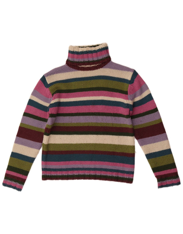 Zara Mujer Trafaluc Roll Neck Jumper Sweater UK 40 Grande Multicolor