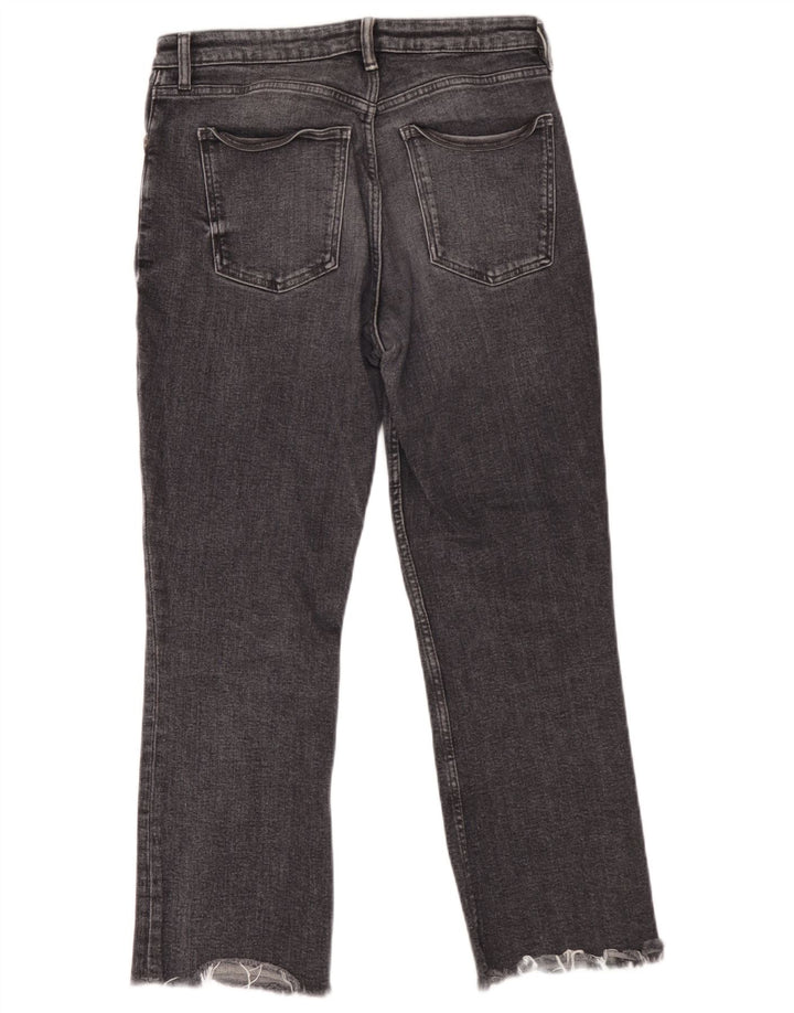Zara Jeans Rectos Mujer EU 40 Medium W30 L26 Gris