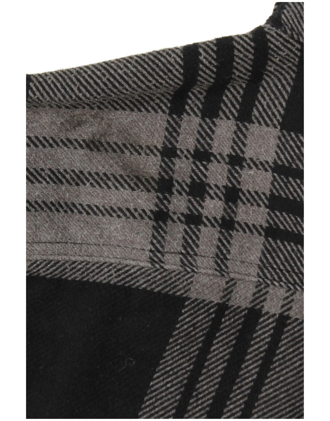 Camisa de franela Orvis para hombre Algodón a cuadros gris grande