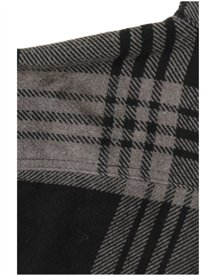 Camisa de franela Orvis para hombre Algodón a cuadros gris grande