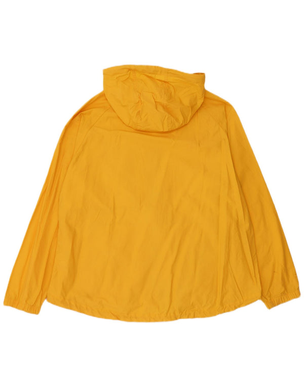 Chubasquero extragrande con capucha para mujer de Fat Face UK 18 XL Algodón amarillo