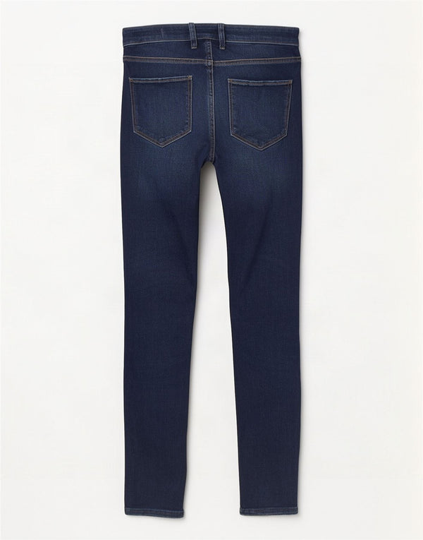 Jeans Hollister Mujer De Talle Alto Skinny W27 L26 Algodón Azul