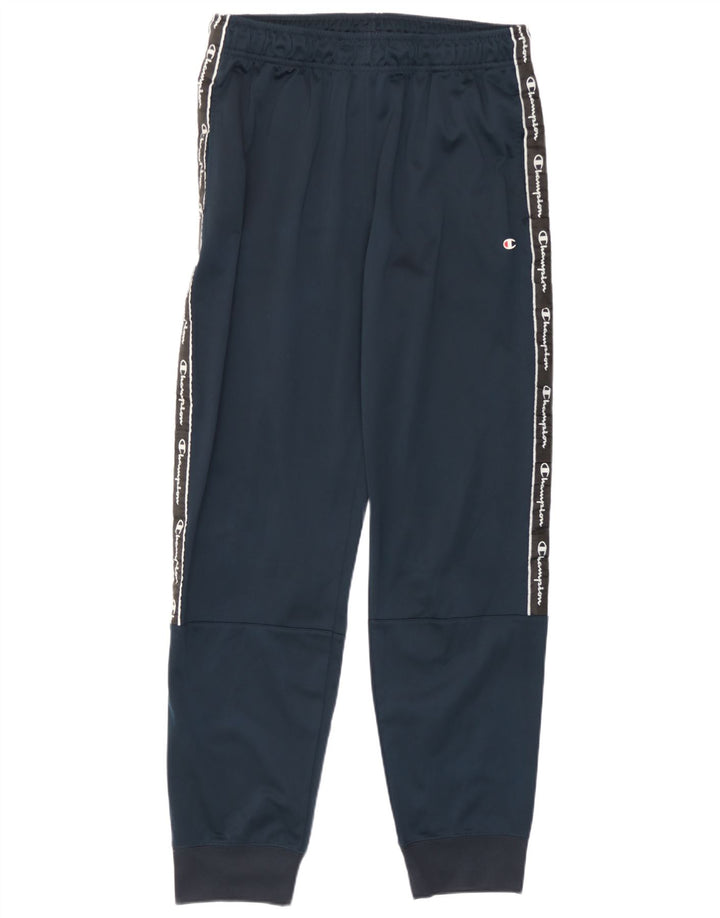 Champion Pantalones De Chándal Gráficos Para Hombre Joggers Large Poliéster Azul Marino