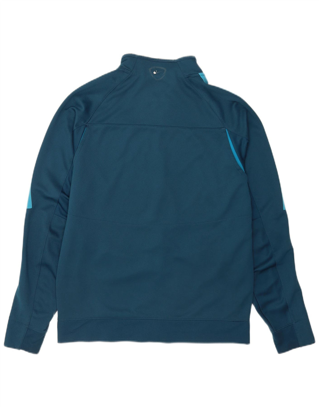 Nike Hombre Dri Fit Chándal Top Chaqueta Grande Azul Colorblock Poliéster