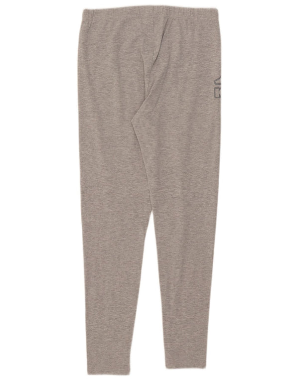 Leggings gráficos para mujer Kappa UK 40 Algodón moteado gris medio
