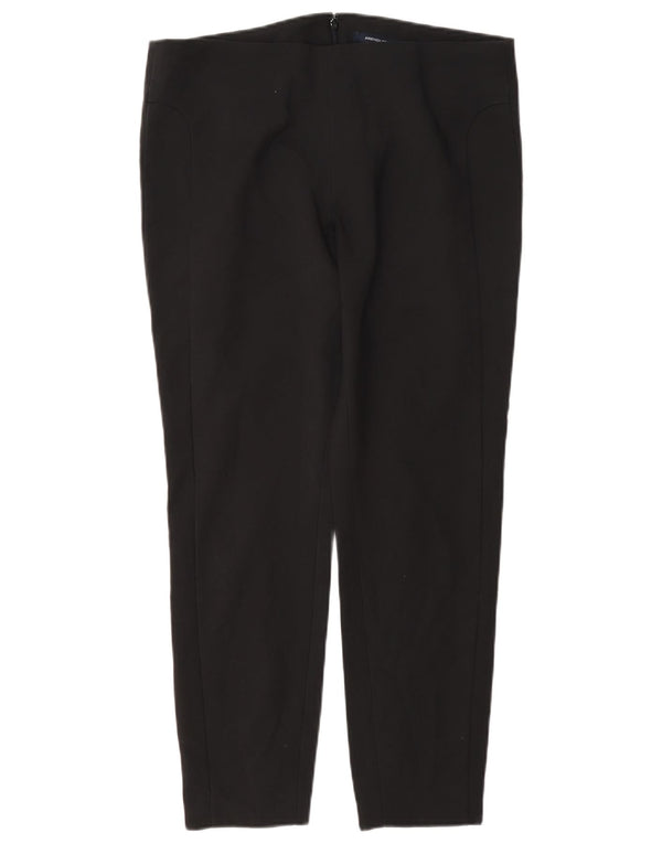 French Connection Pantalones informales cónicos para mujer UK 40 Medium W34 L27 Negro