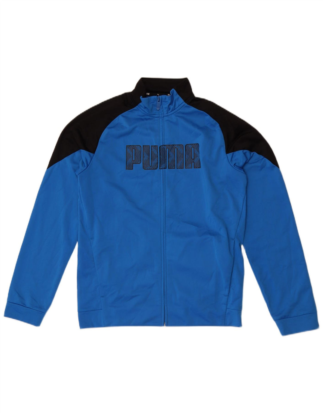 Puma - Chaqueta de chándal con gráfico para niños, 15-16 años, color azul