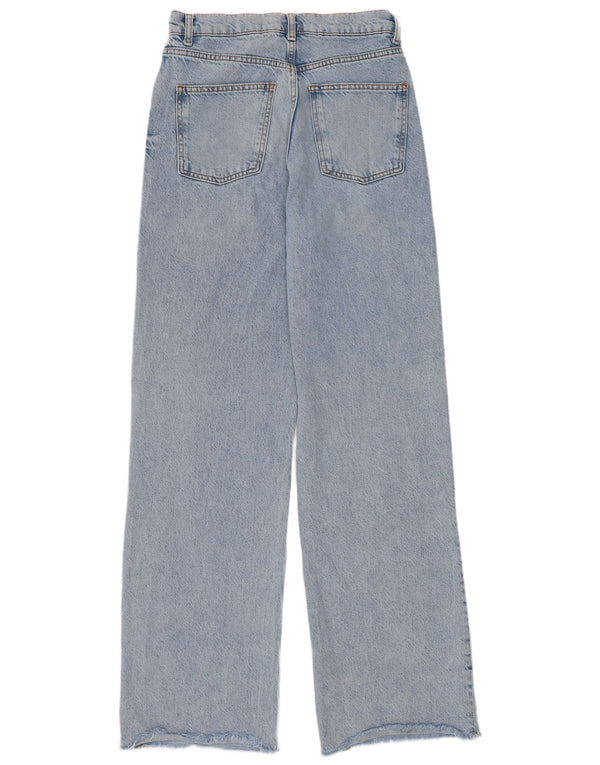 Zara Jeans de cintura alta para mujer EU 38 Small W28 L33 Algodón azul 90s