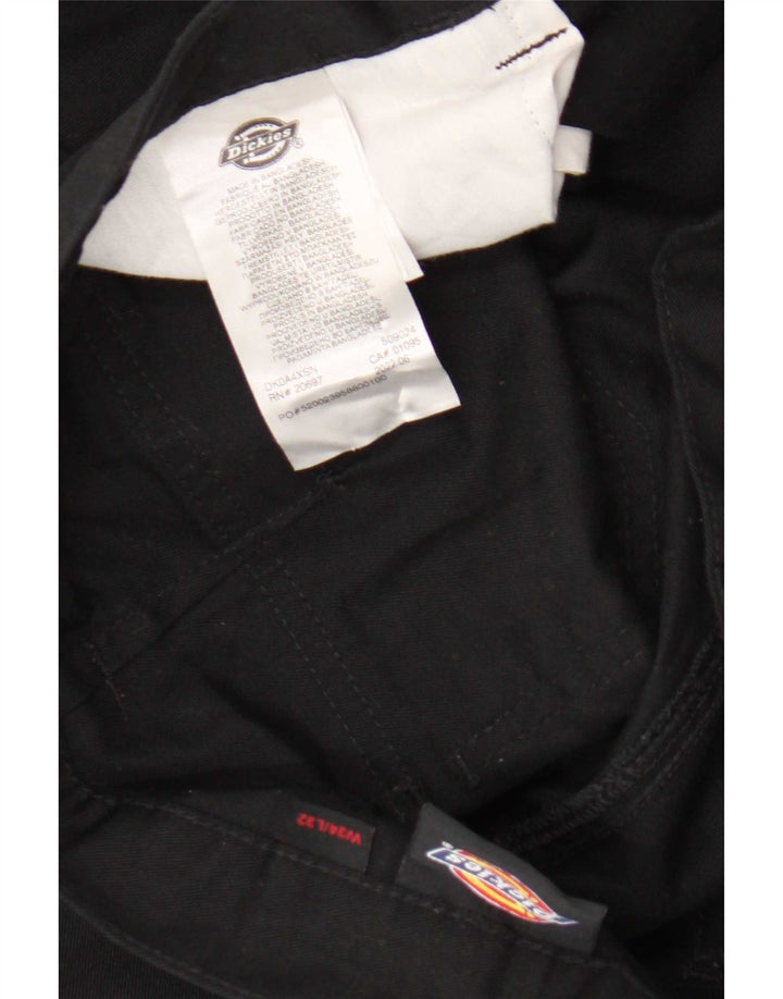 Dickies Pantalones cargo rectos para hombre W34 L32 Poliéster negro