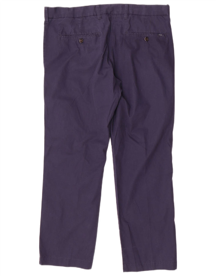 MARKS & SPENCER Pantalón de traje azul Harbor para hombre W38 L29 Azul marino