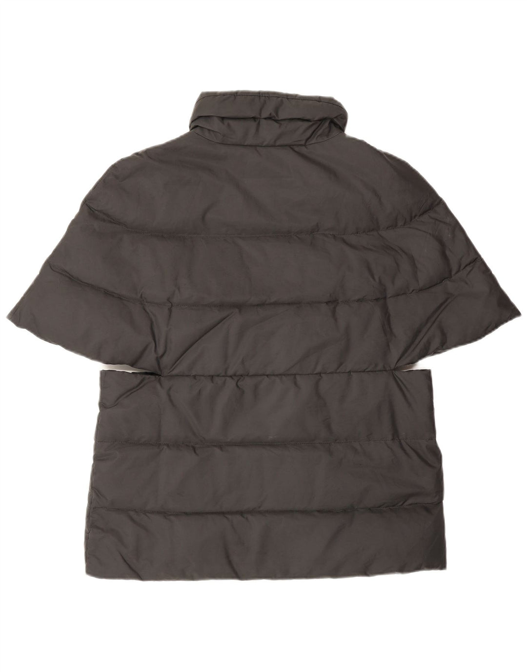 Max & Co. Chaqueta acolchada de manga corta para mujer UK 40 Mediana Poliéster negro